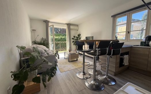 Saint Jean Cap Ferrat, studio de prestige, avec balcon et cave